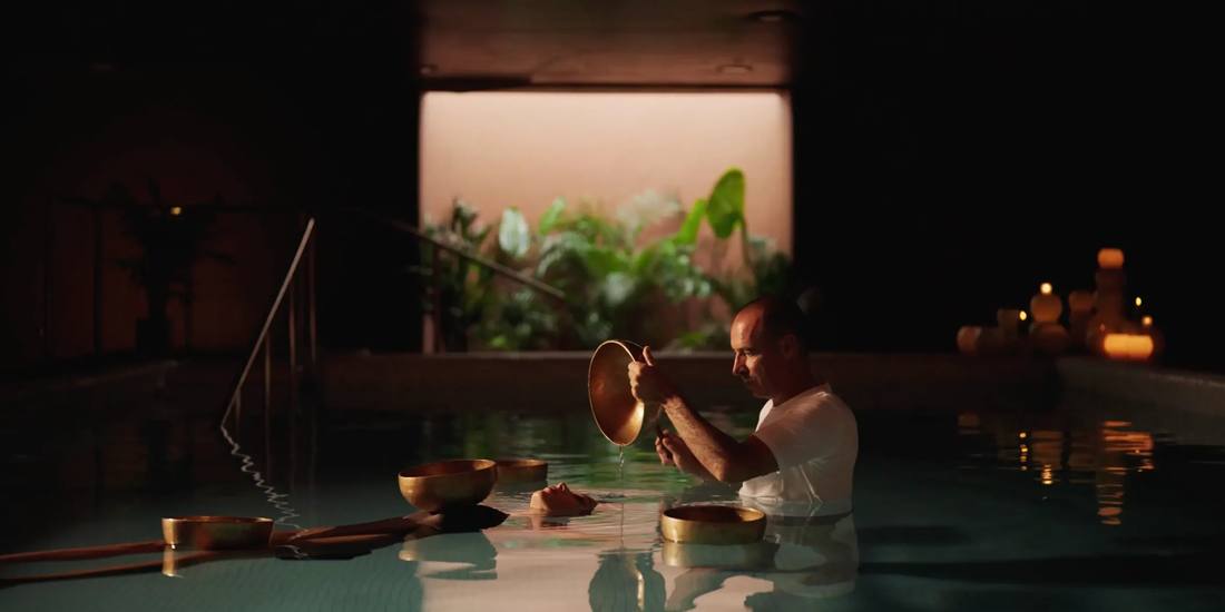 Thalassotherapy sound healing at the Vilalara spa