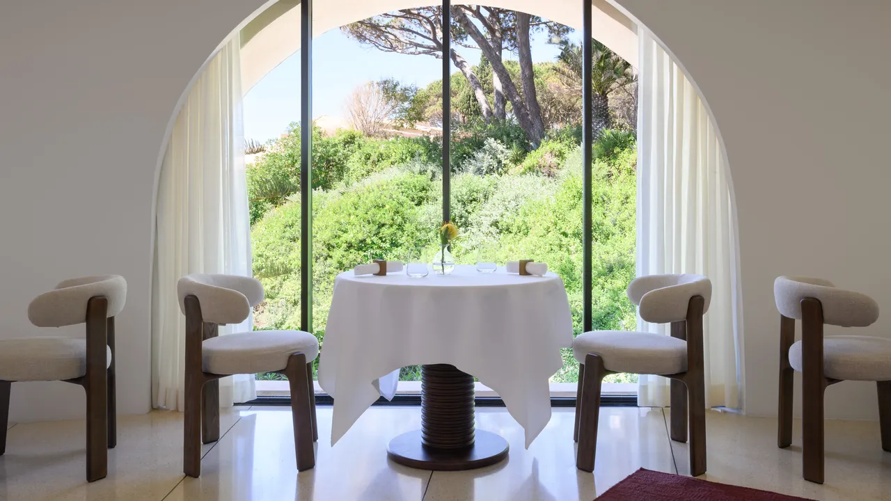 The Coral restaurant terrace at Vilalara