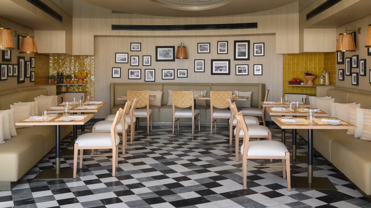 The Trattoria Pantaleone dining room
